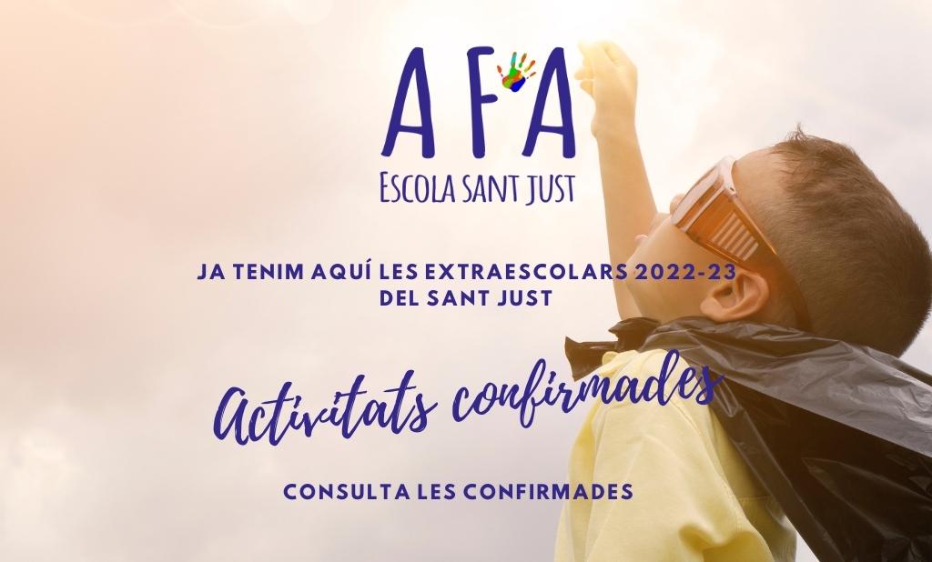 Activitats extraescolars confirmades 2022-23!