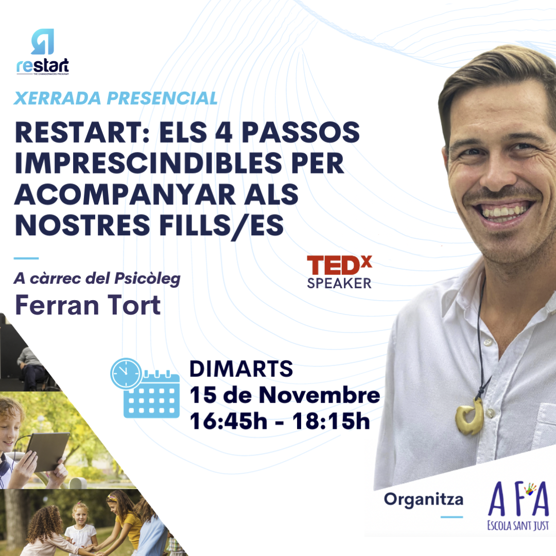 RESTART: Els 4 passos imprescindibles per educar als nostres fills/es